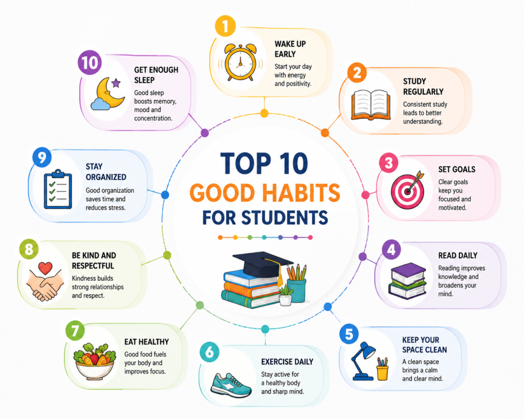 good habits infographic